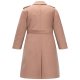 Women's Cashmere Coat Long Side Slit Woolen Coat